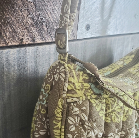 Vera Bradley Retired Spring 2010 Sittin' In A Tree' Quilted Crossbody Bag Purse - Picture 7 of 12
